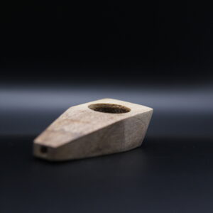 Angled Wooden Smoking Pipe