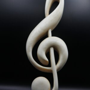 Treble Clef Sculpture