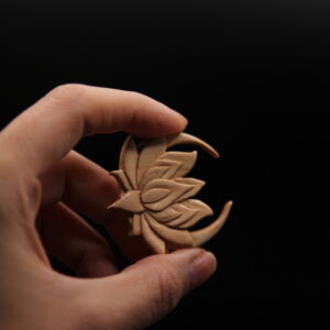 Lotus on the Moon Pendant